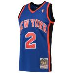 Men's New York Knicks Larry Johnson Blue 1998/99 Hardwood Classics Swingman Jersey