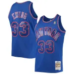 Men's New York Knicks Patrick Ewing Blue 1996/97 Hardwood Classics Swingman Jersey