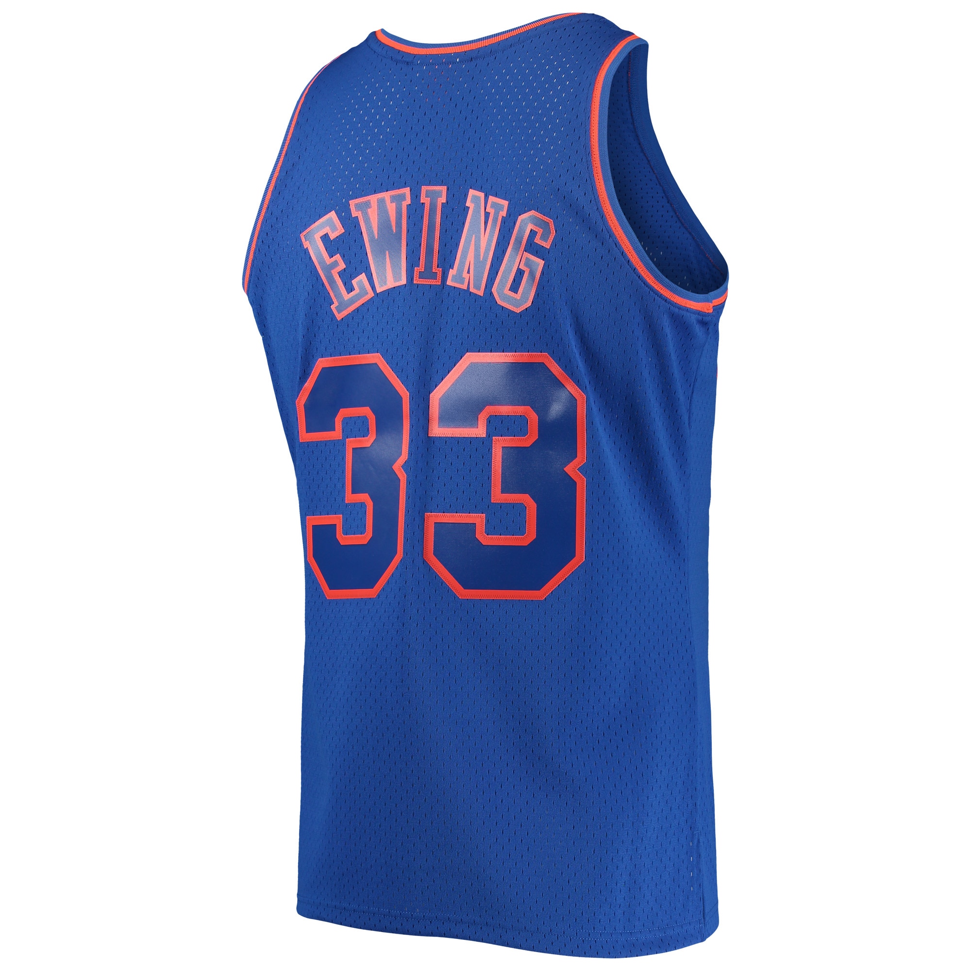 Men's New York Knicks Patrick Ewing Blue 1996/97 Hardwood Classics Swingman Jersey