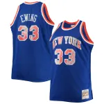 Men's New York Knicks Patrick Ewing Blue Big & Tall 1991/92 NBA 75th Anniversary Diamond Swingman Jersey