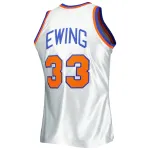 Men's New York Knicks Patrick Ewing Platinum 1985/86 Hardwood Classics 75th Anniversary Swingman Jersey
