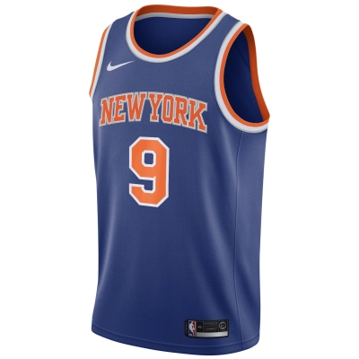 Men's New York Knicks RJ Barrett Blue Swingman Jersey - Icon Edition 02