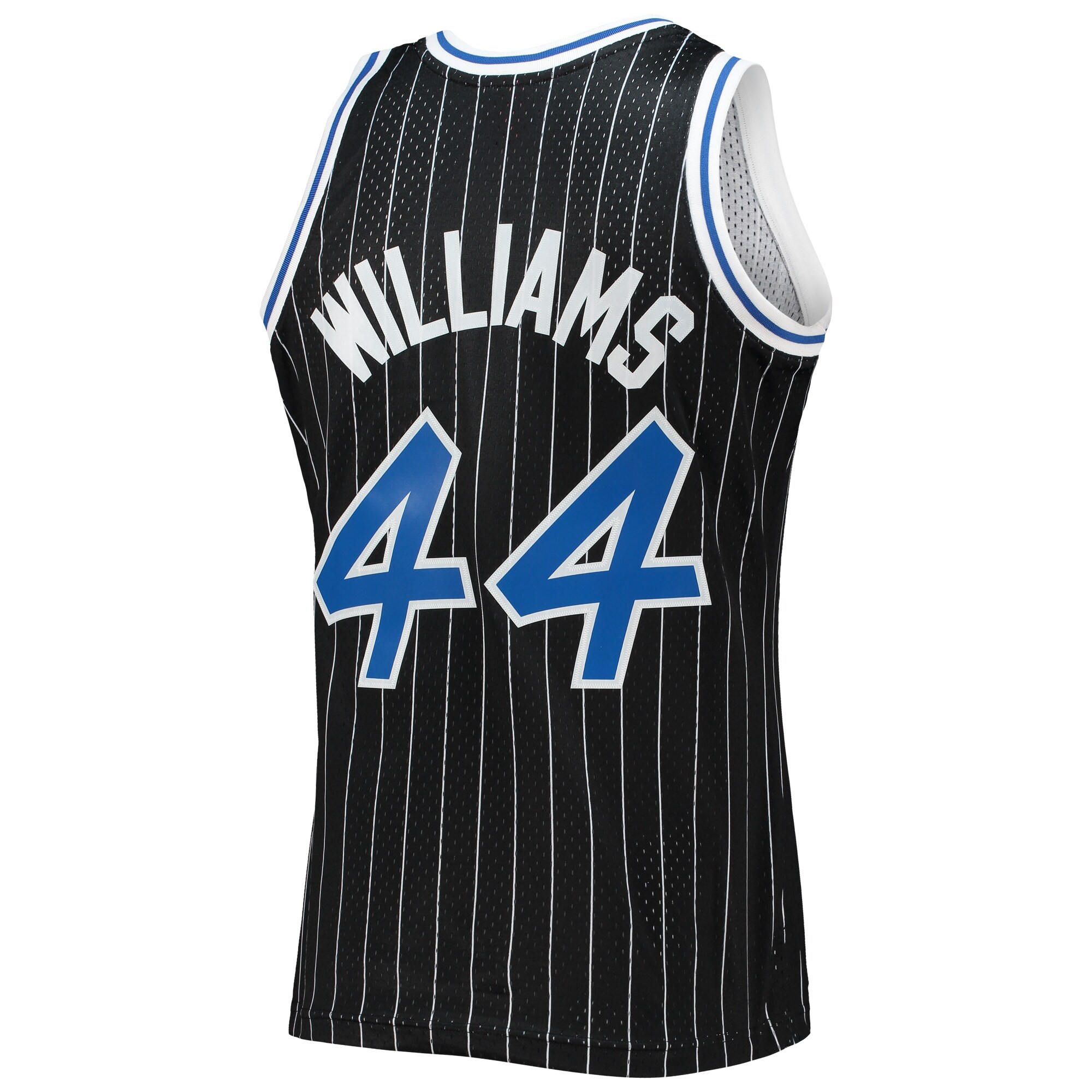 Men's Orlando Magic Jason Williams Black 2001/02 Hardwood Classics Swingman Jersey