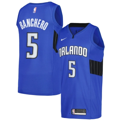 Men's Orlando Magic Paolo Banchero Royal Swingman Player Jersey - Statement Edition 01