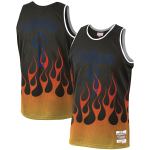 Men's Orlando Magic Penny Hardaway Black 1994/95 Hardwood Classics Flames Swingman Jersey