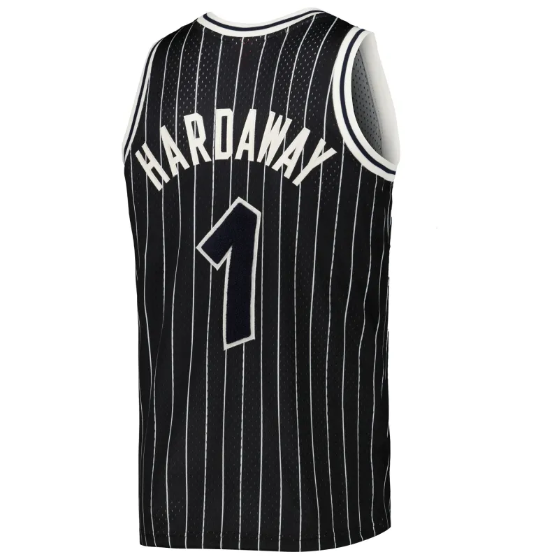 Men's Orlando Magic Penny Hardaway Black 1994-95 Hardwood Classics Off-Court Swingman Jersey
