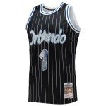 Men's Orlando Magic Penny Hardaway Black 1996/97 Hardwood Classics NBA 75th Anniversary Diamond Swingman Jersey