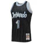Men's Orlando Magic Penny Hardaway Black 1996/97 Hardwood Classics NBA 75th Anniversary Diamond Swingman Jersey