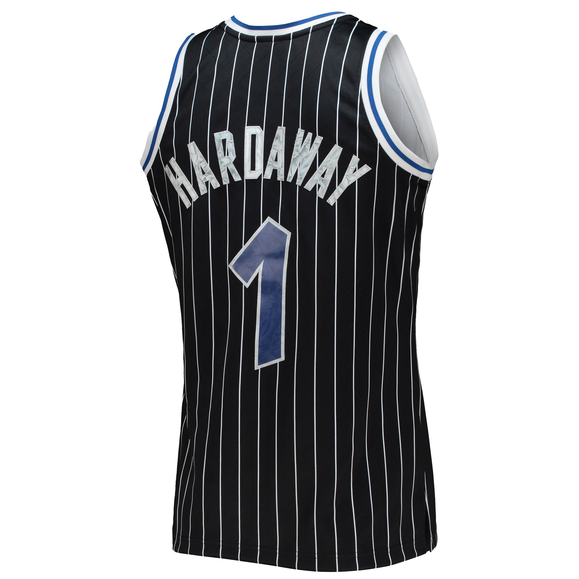 Men's Orlando Magic Penny Hardaway Black 1996/97 Hardwood Classics NBA 75th Anniversary Diamond Swingman Jersey