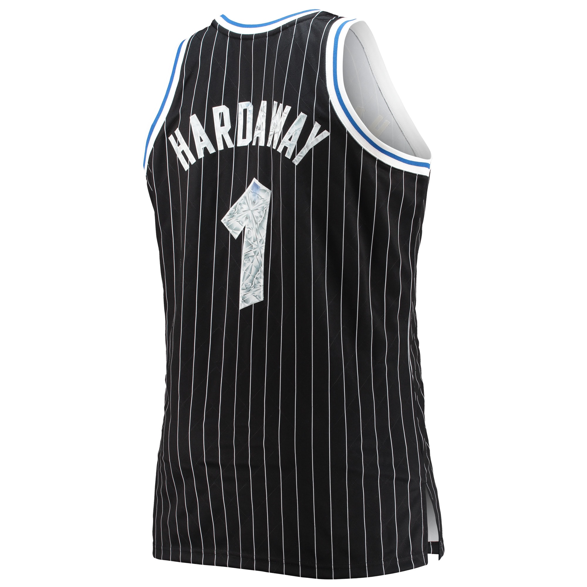 Men's Orlando Magic Penny Hardaway Black Big & Tall 1994/95 NBA 75th Anniversary Diamond Swingman Jersey