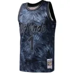Men's Orlando Magic Penny Hardaway Black Hardwood Classics 1984/85 Tie-Dye Swingman Jersey