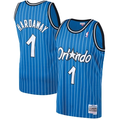 Men's Orlando Magic Penny Hardaway Blue 1994/95 Big & Tall Hardwood Classics Swingman Jersey 01