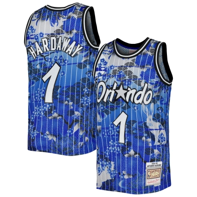 Men's Orlando Magic Penny Hardaway Blue 1994/95 Hardwood Classics Lunar New Year Swingman Jersey 01