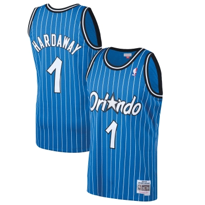 Men's Orlando Magic Penny Hardaway Blue 1994/95 Hardwood Classics Swingman Jersey 01