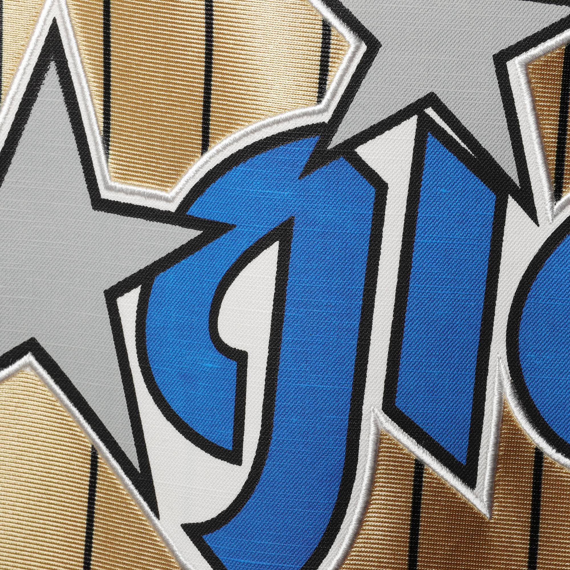 Men's Orlando Magic Penny Hardaway Gold 75th Anniversary 1993/94 Hardwood Classics Swingman Jersey