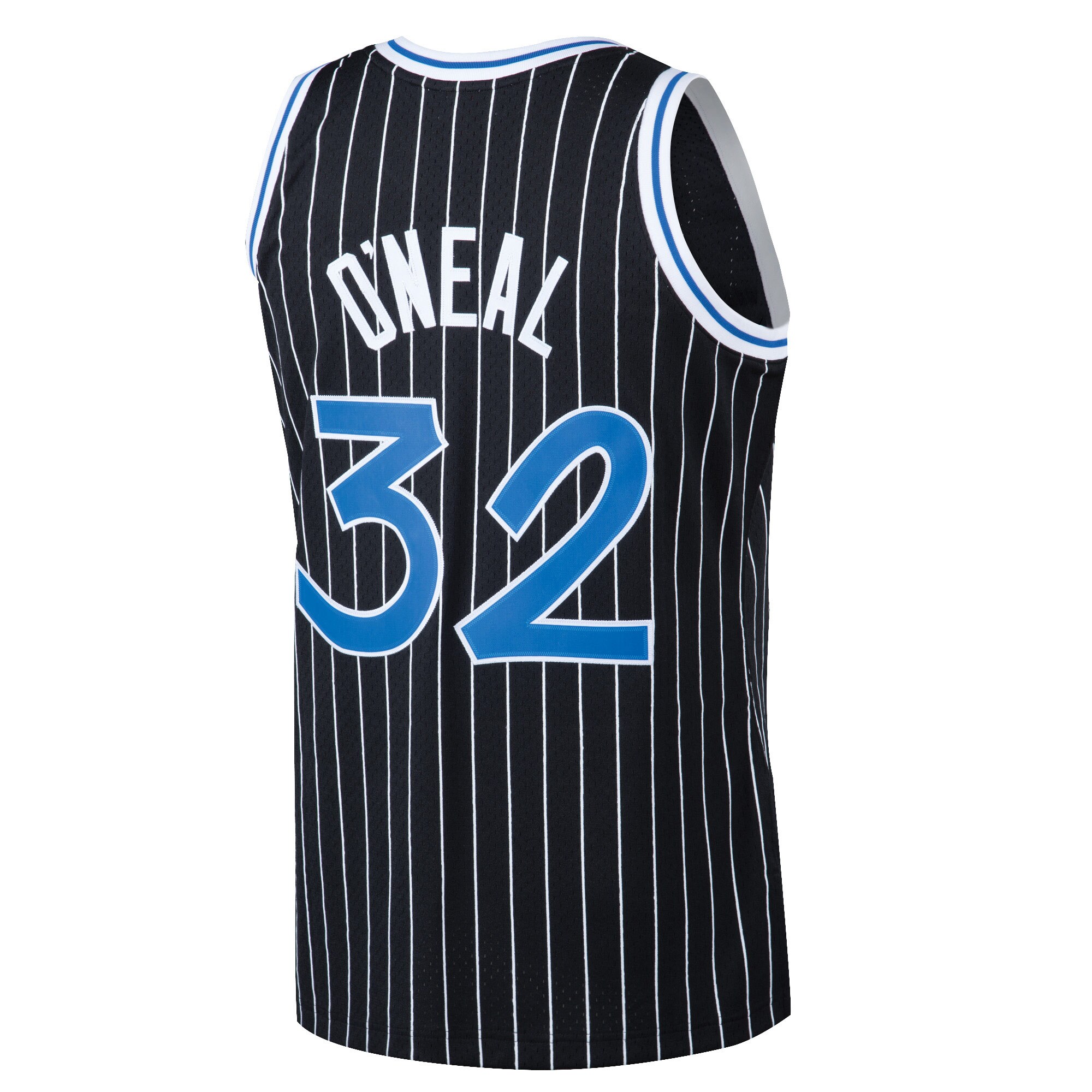 Men's Orlando Magic Shaquille O'Neal Black Hardwood Classics Swingman Jersey