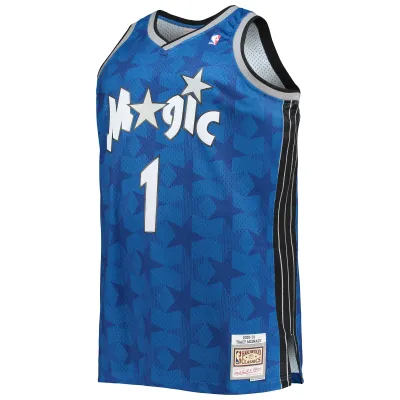 Men's Orlando Magic Tracy McGrady Blue Big & Tall 2000/01 Hardwood Classics Swingman Jersey 02