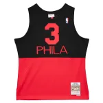 Men's Philadelphia 76ers Allen Iverson Black 2003/04 Hardwood Classics Reload 2.0 Swingman Jersey