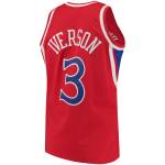 Men's Philadelphia 76ers Allen Iverson Red 1996/97 Hardwood Classics Swingman Jersey