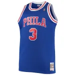 Men's Philadelphia 76ers Allen Iverson Royal 1996/97 Big & Tall Hardwood Classics Swingman Jersey