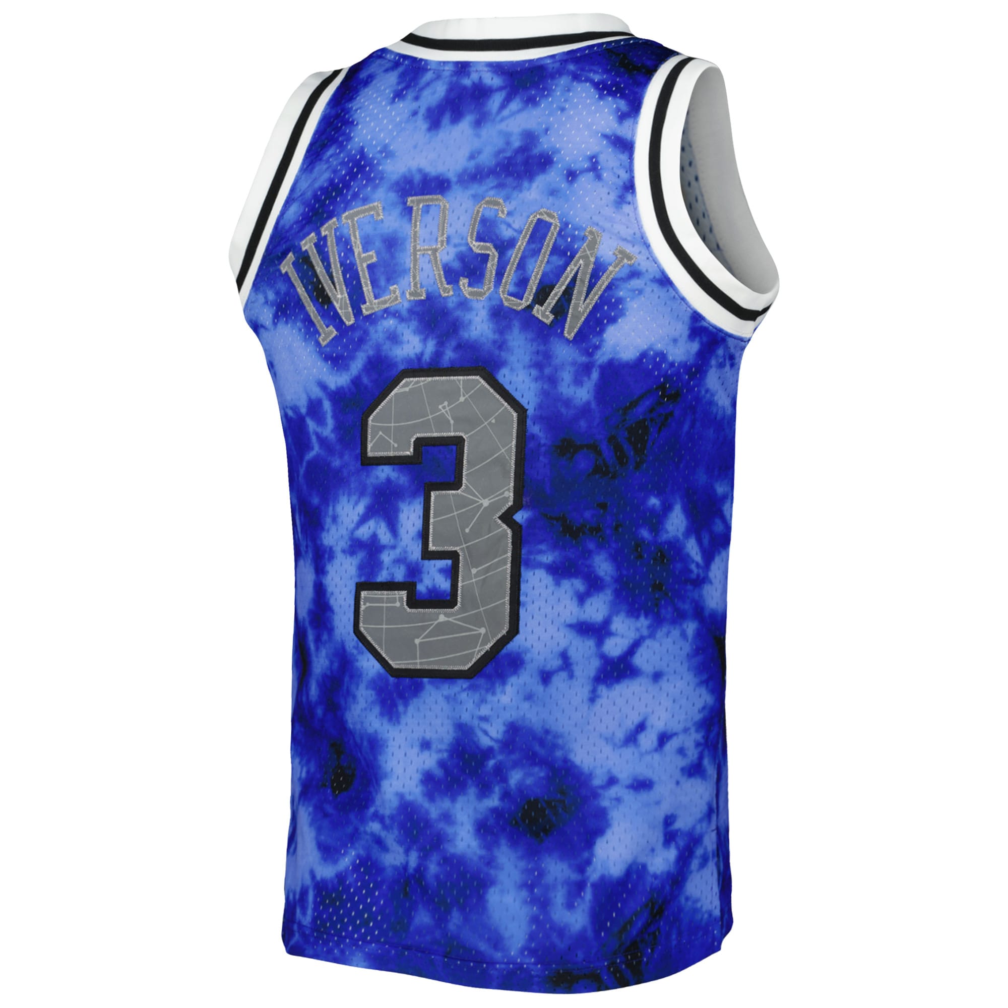 Men's Philadelphia 76ers Allen Iverson Royal 1996/97 Galaxy Swingman Jersey