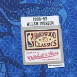 Men's Philadelphia 76ers Allen Iverson Royal 1996/97 Hardwood Classics Asian Heritage 6.0 Swingman Throwback Player Jersey