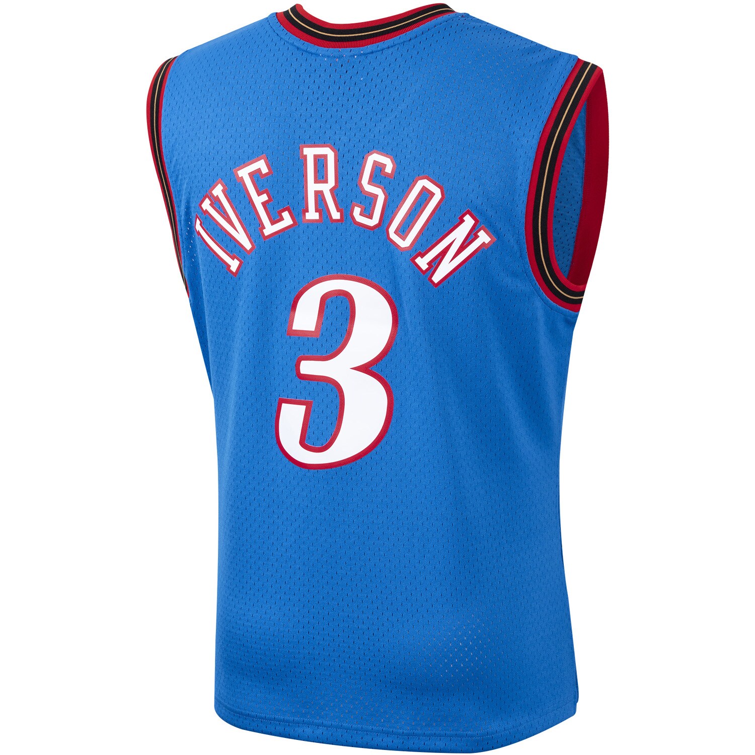Men's Philadelphia 76ers Allen Iverson Royal 1999/2000 Hardwood Classics Swingman Jersey