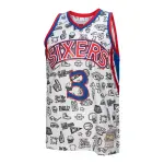 Men's Philadelphia 76ers Allen Iverson White 1996/97 Swingman Jersey
