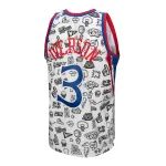 Men's Philadelphia 76ers Allen Iverson White 1996/97 Swingman Jersey