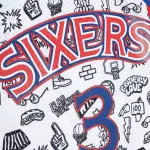 Men's Philadelphia 76ers Allen Iverson White 1996/97 Swingman Jersey