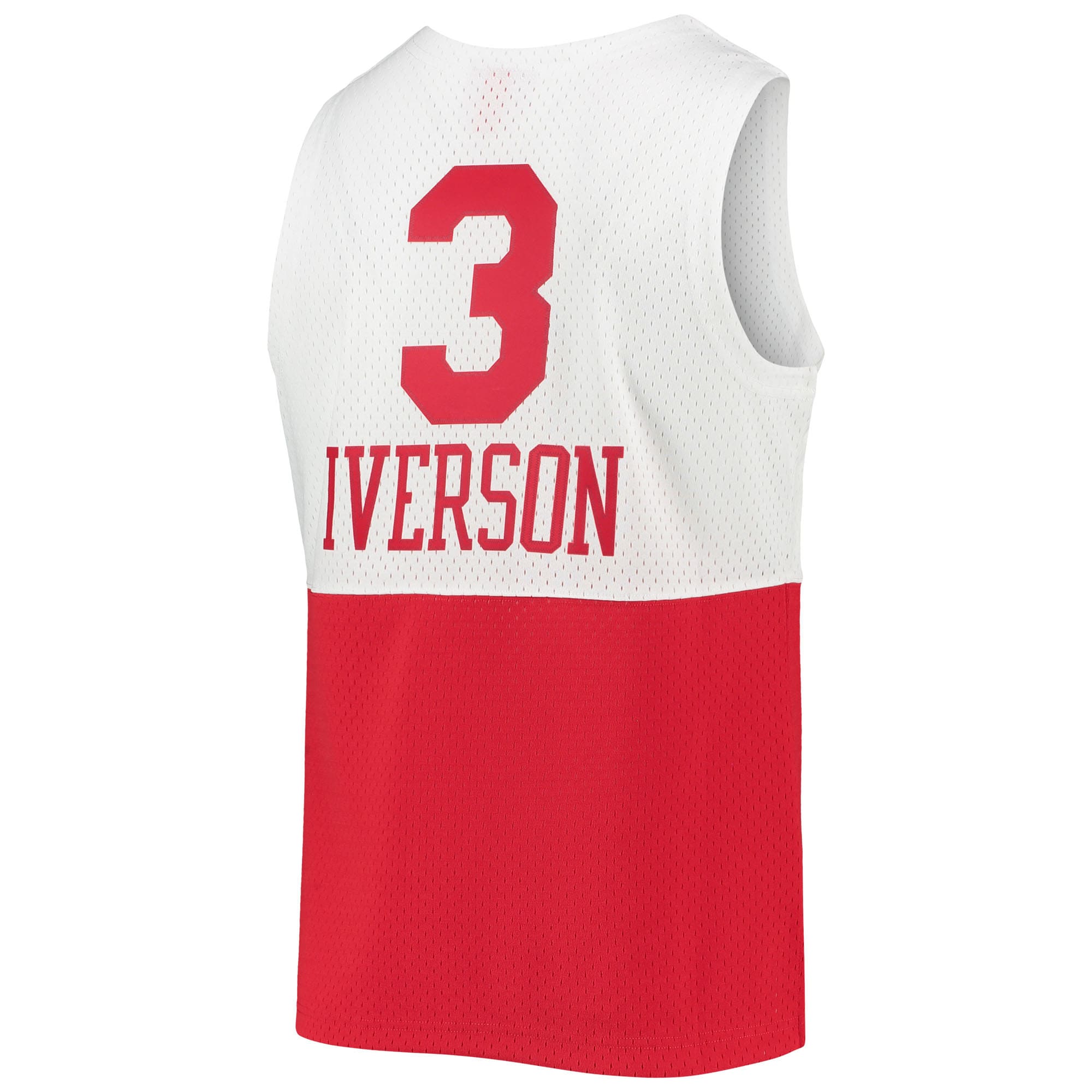 Men's Philadelphia 76ers Allen Iverson White 2003/2004 Hardwood Classics Swingman Jersey