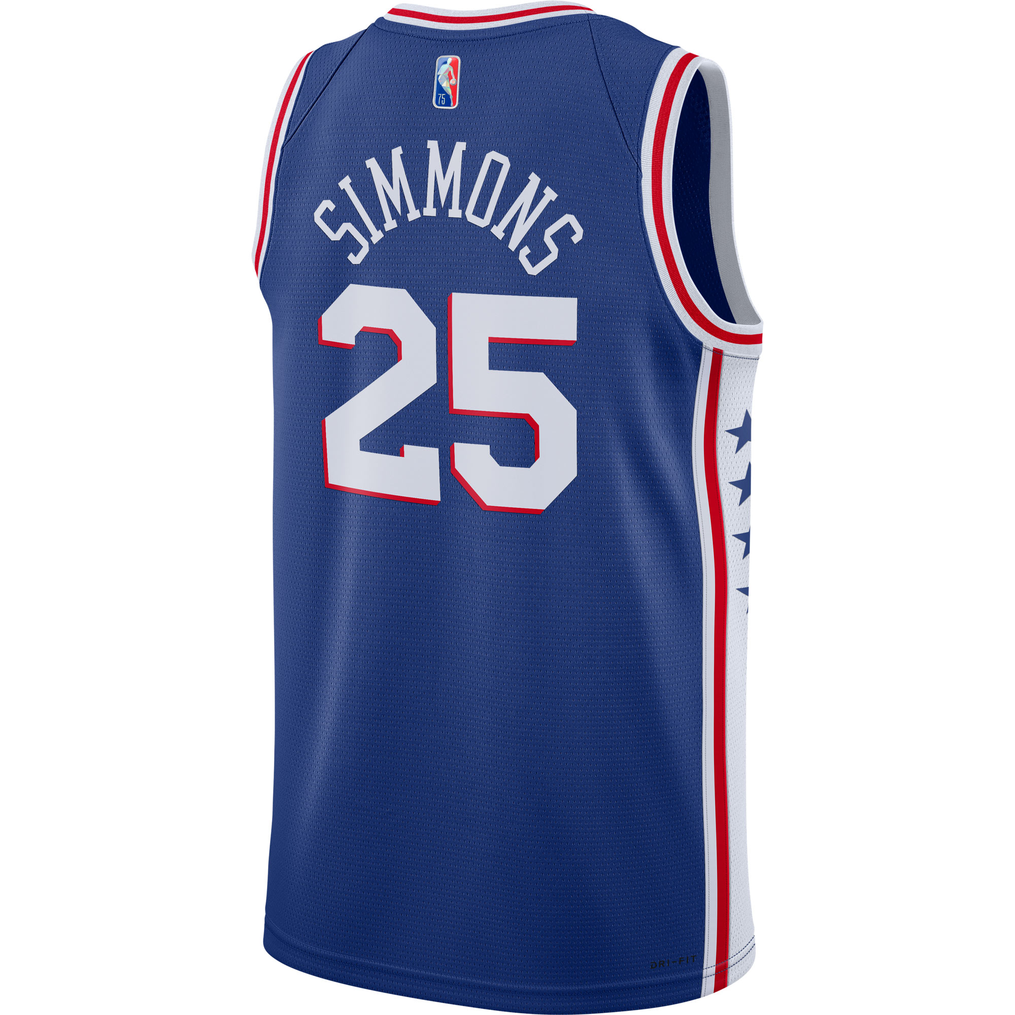 Men's Philadelphia 76ers Ben Simmons Royal 2021/22 Diamond Swingman Jersey - Icon Edition