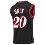 Men's Philadelphia 76ers Eric Snow Black 2000/01 Hardwood Classics Swingman Jersey