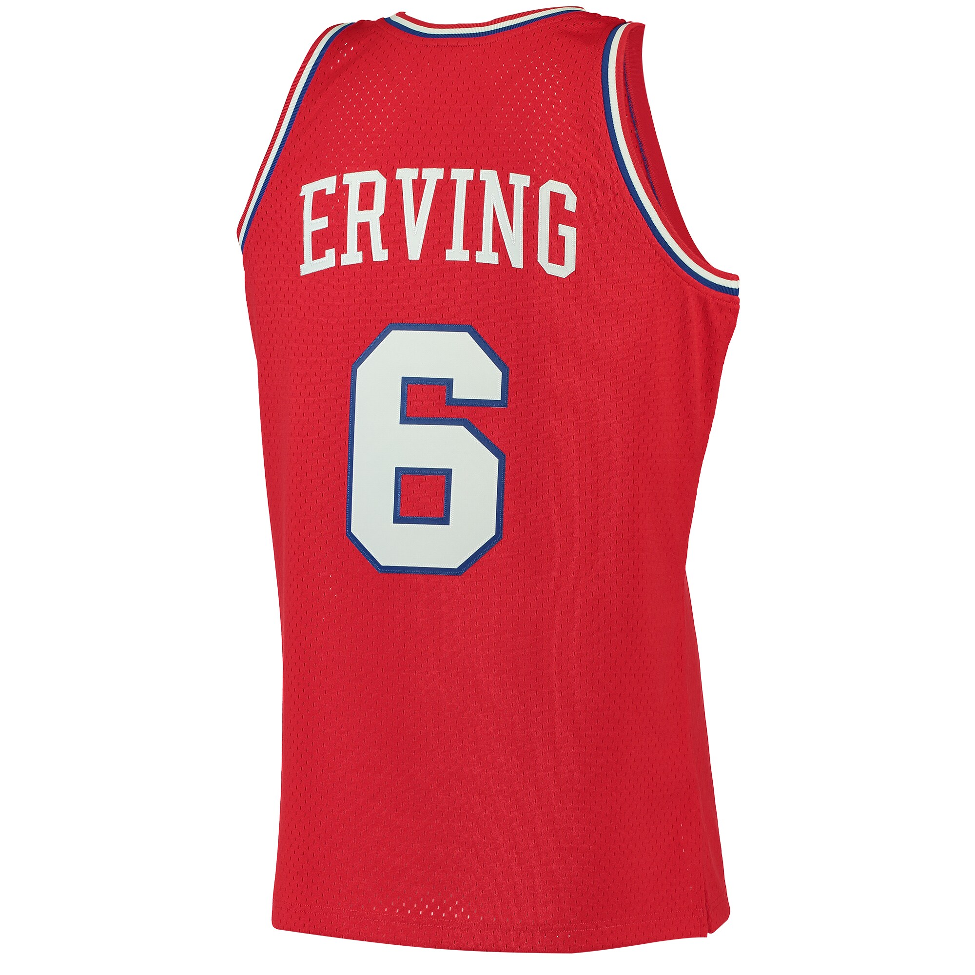Men's Philadelphia 76ers Julius Erving Red Hardwood Classics Swingman Jersey
