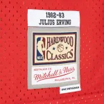 Men's Philadelphia 76ers Julius Erving Royal/Red Hardwood Classics 1982/83 Split Swingman Jersey