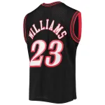 Men's Philadelphia 76ers Lou Williams Black 2005/06 Hardwood Classics Swingman Jersey