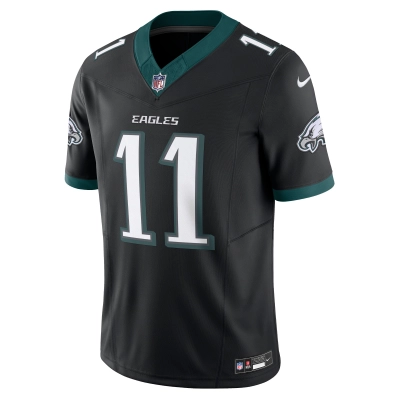 Men's Philadelphia Eagles A.J. Brown Black Alternate Vapor F.U.S.E. Limited Jersey 02