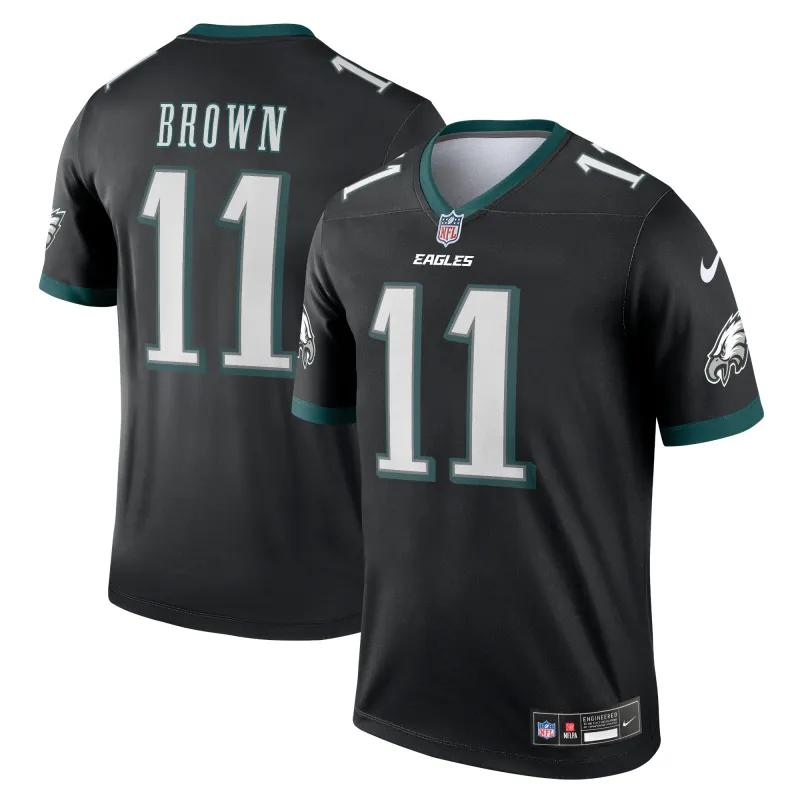 Men's Philadelphia Eagles A.J. Brown Black Legend Jersey