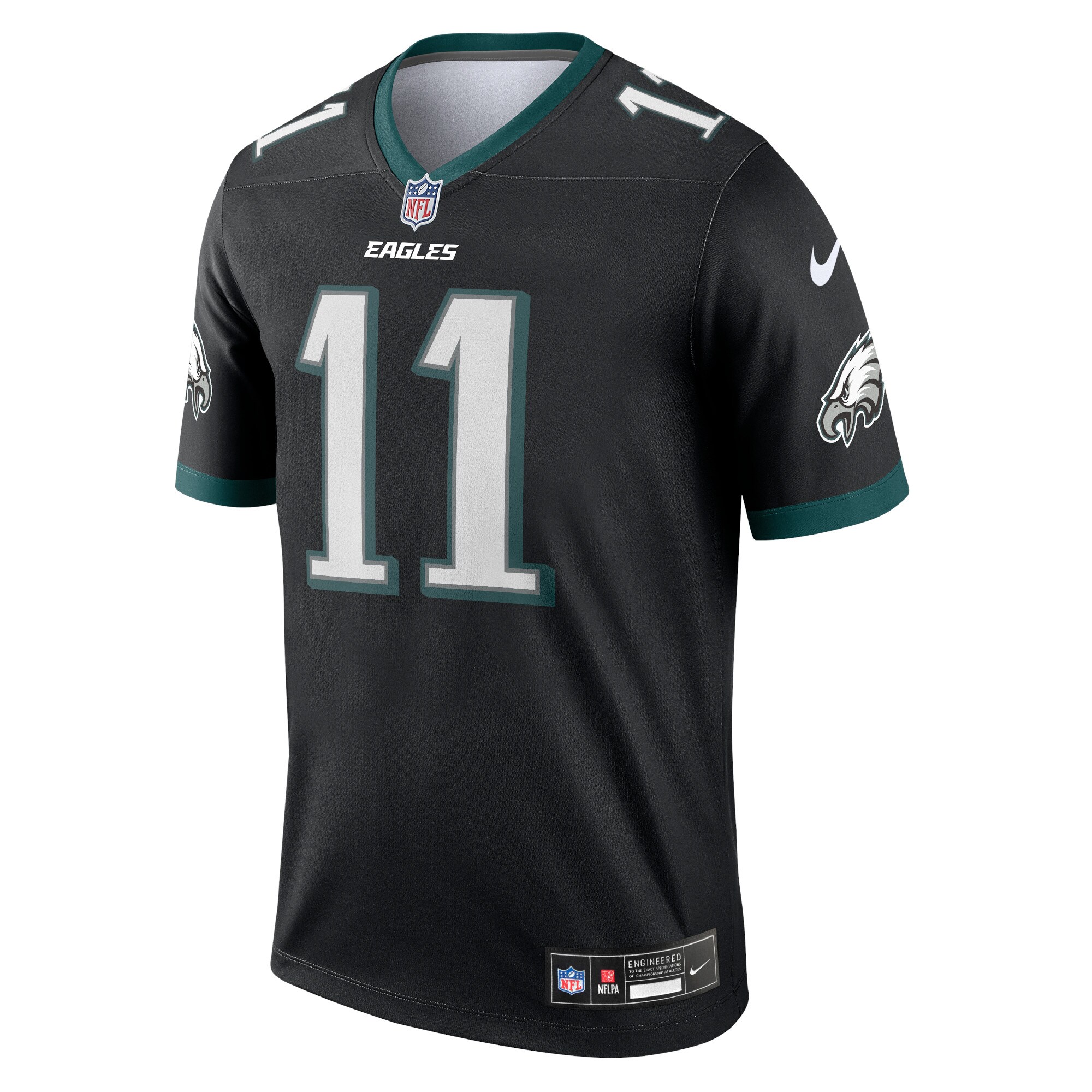 Men's Philadelphia Eagles A.J. Brown Black Legend Jersey
