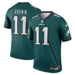 Men's Philadelphia Eagles A.J. Brown Midnight Green Legend Jersey