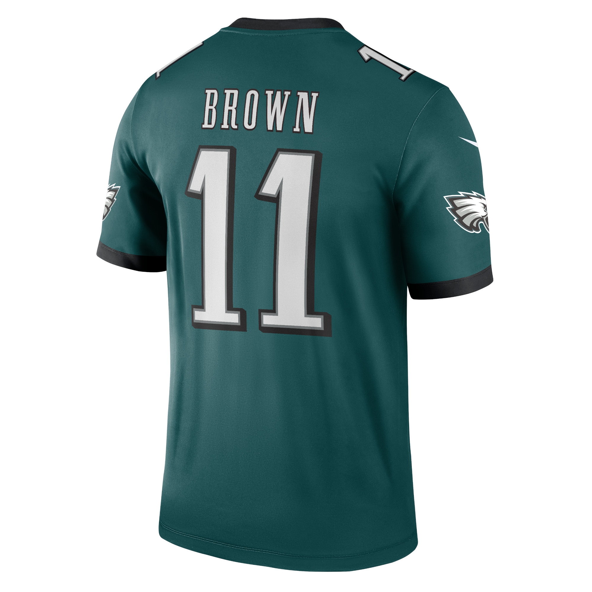 Men's Philadelphia Eagles A.J. Brown Midnight Green Legend Jersey