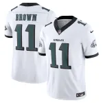 Men's Philadelphia Eagles A.J. Brown White Vapor F.U.S.E. Limited Jersey