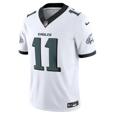 Men's Philadelphia Eagles A.J. Brown White Vapor F.U.S.E. Limited Jersey 02