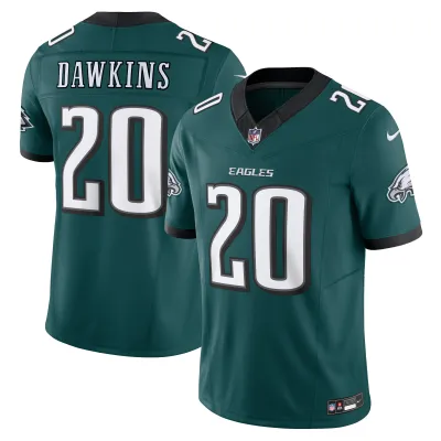 Men's Philadelphia Eagles Brian Dawkins Midnight Green Vapor F.U.S.E. Limited Jersey 01