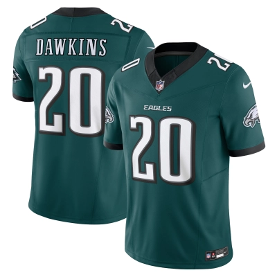 Men's Philadelphia Eagles Brian Dawkins Midnight Green Vapor F.U.S.E. Limited Jersey 01