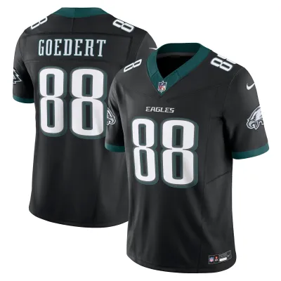 Men's Philadelphia Eagles Dallas Goedert Black Alternate Vapor F.U.S.E. Limited Jersey 01