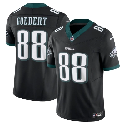 Men's Philadelphia Eagles Dallas Goedert Black Alternate Vapor F.U.S.E. Limited Jersey 01