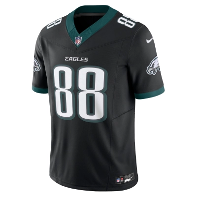 Men's Philadelphia Eagles Dallas Goedert Black Alternate Vapor F.U.S.E. Limited Jersey 02