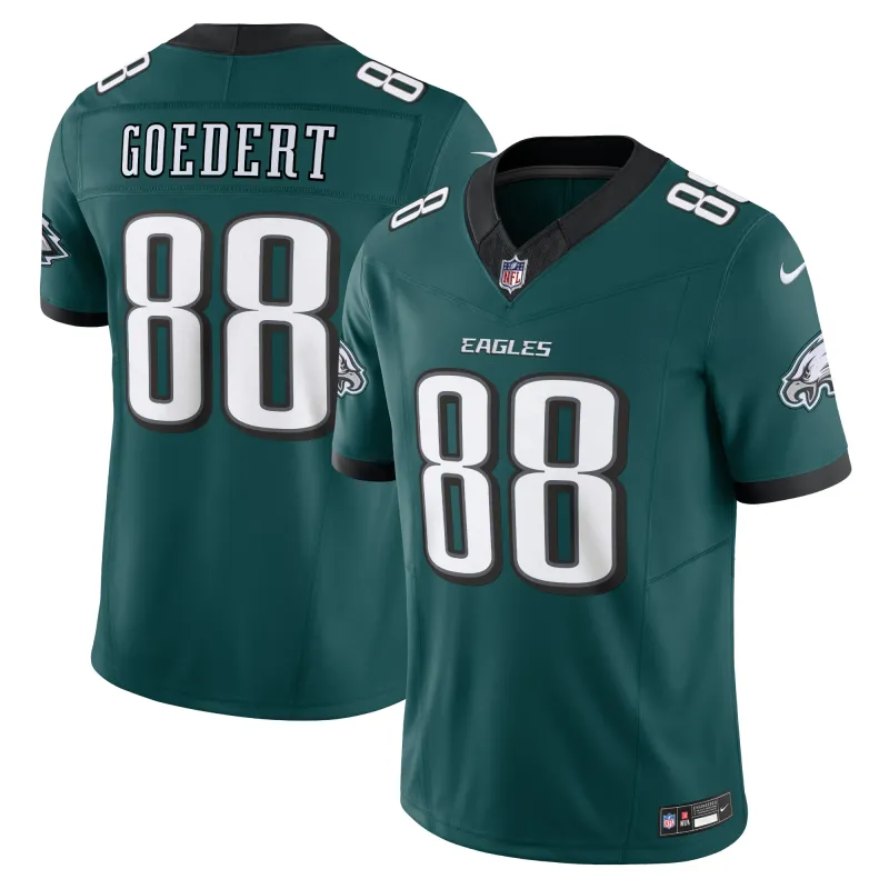 Men's Philadelphia Eagles Dallas Goedert Midnight Green Vapor F.U.S.E. Limited Jersey