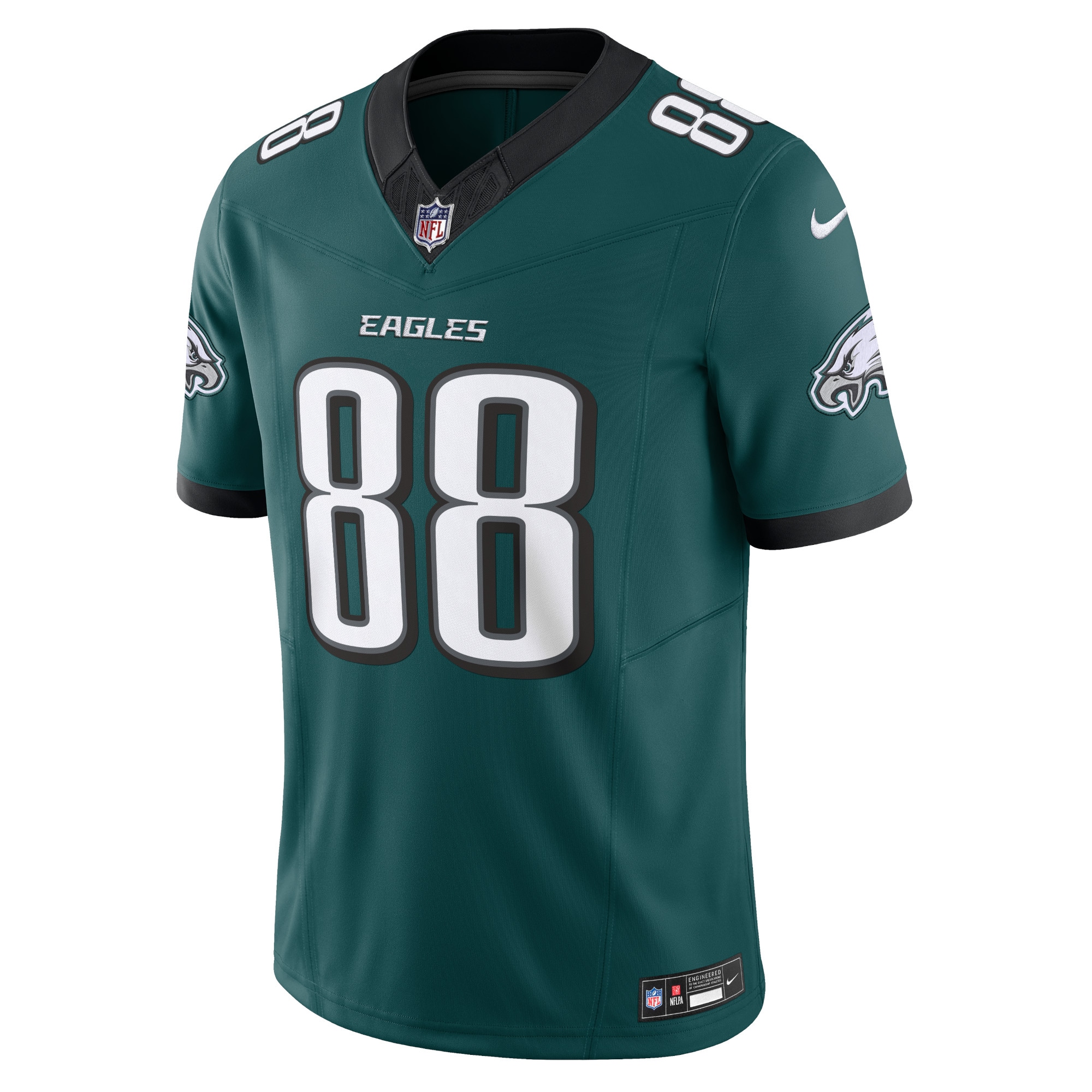 Men's Philadelphia Eagles Dallas Goedert Midnight Green Vapor F.U.S.E. Limited Jersey